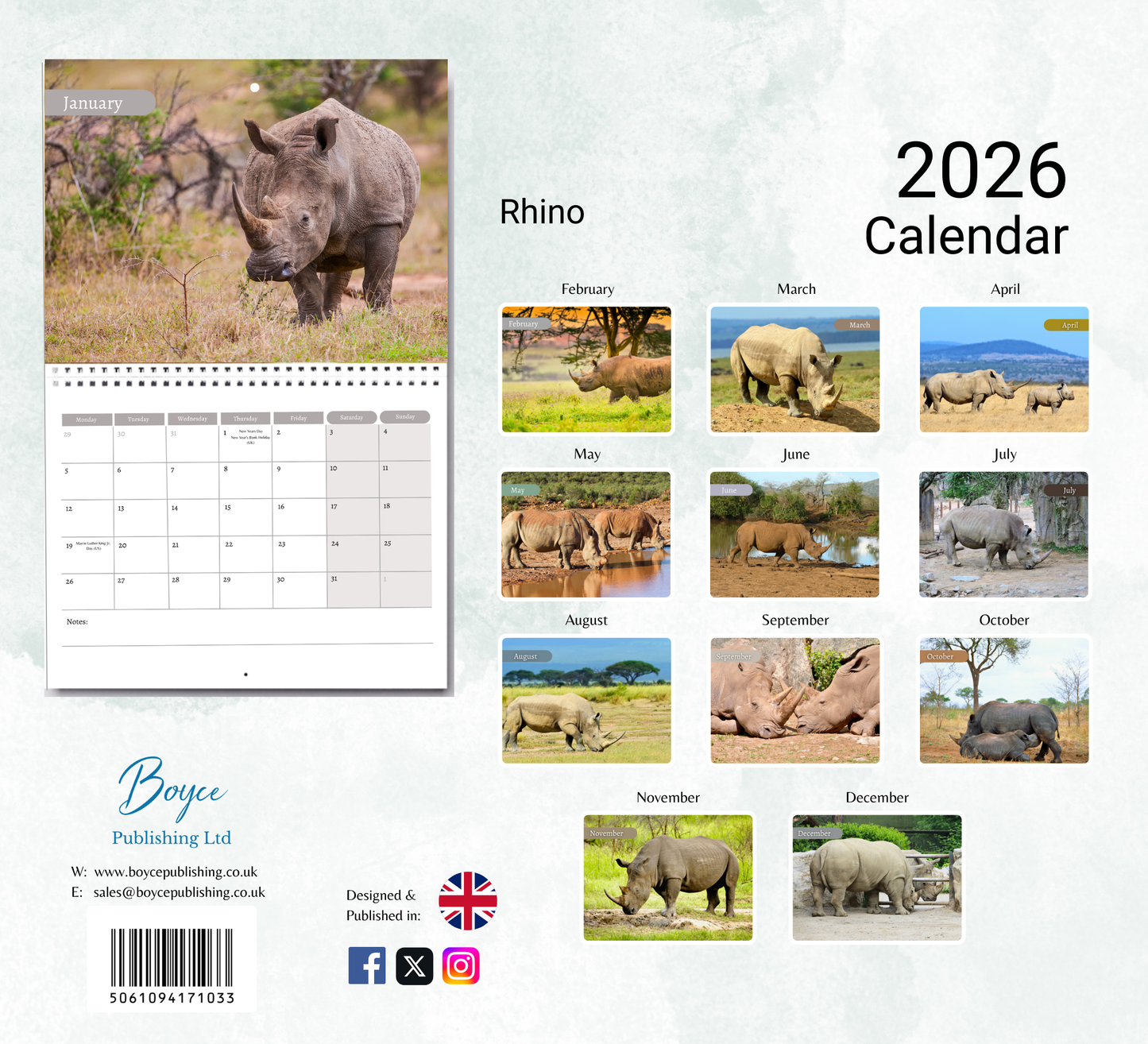 Rhino Calendar 2026
