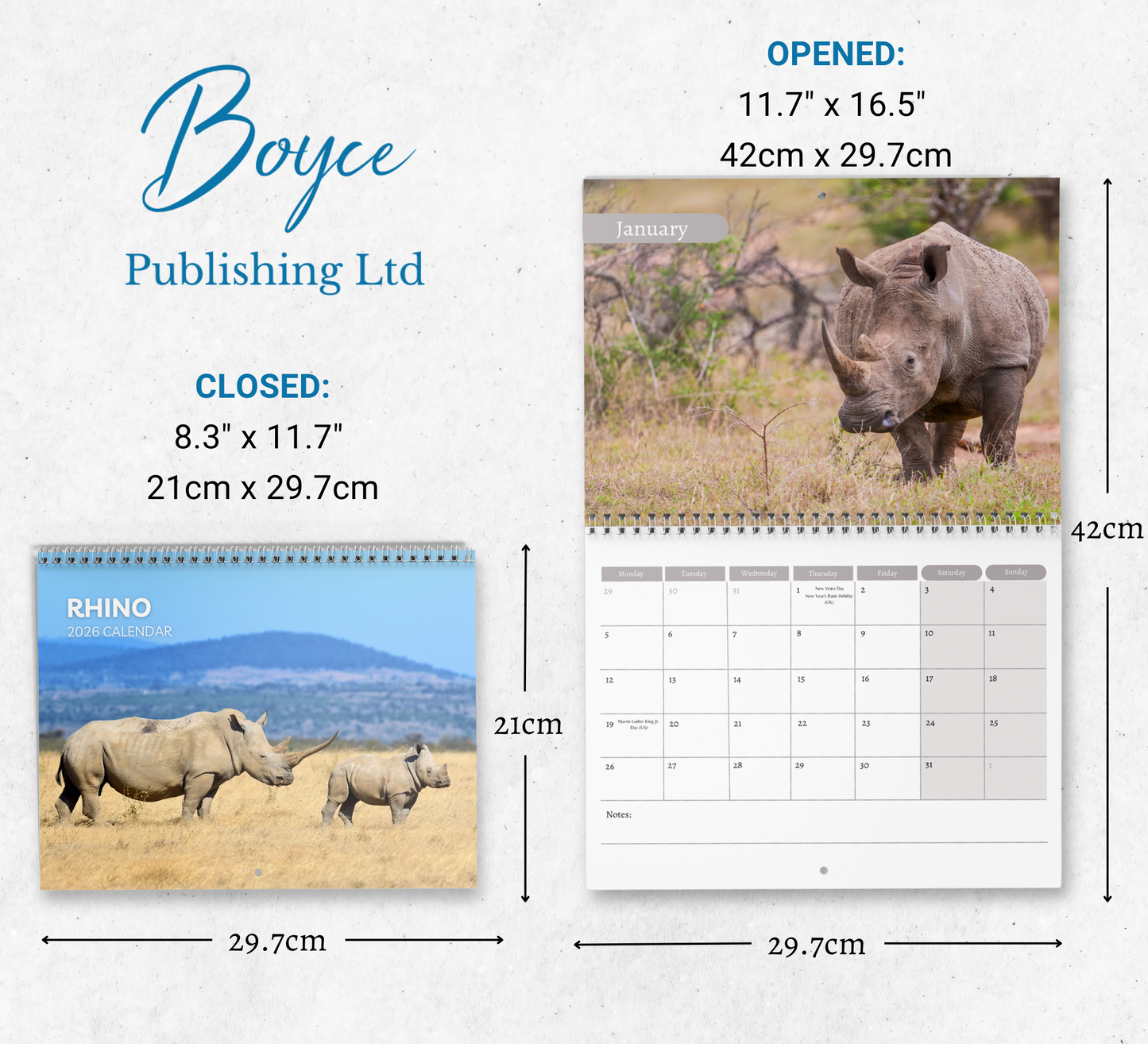 Rhino Calendar 2026