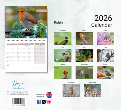 Robin Calendar 2026