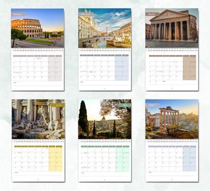 Rome Calendar 2027