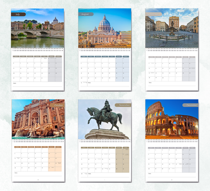 Rome Calendar 2027