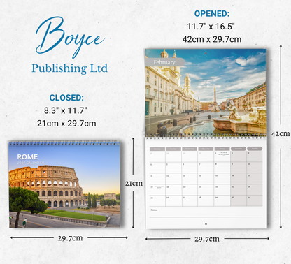 Rome Calendar 2027