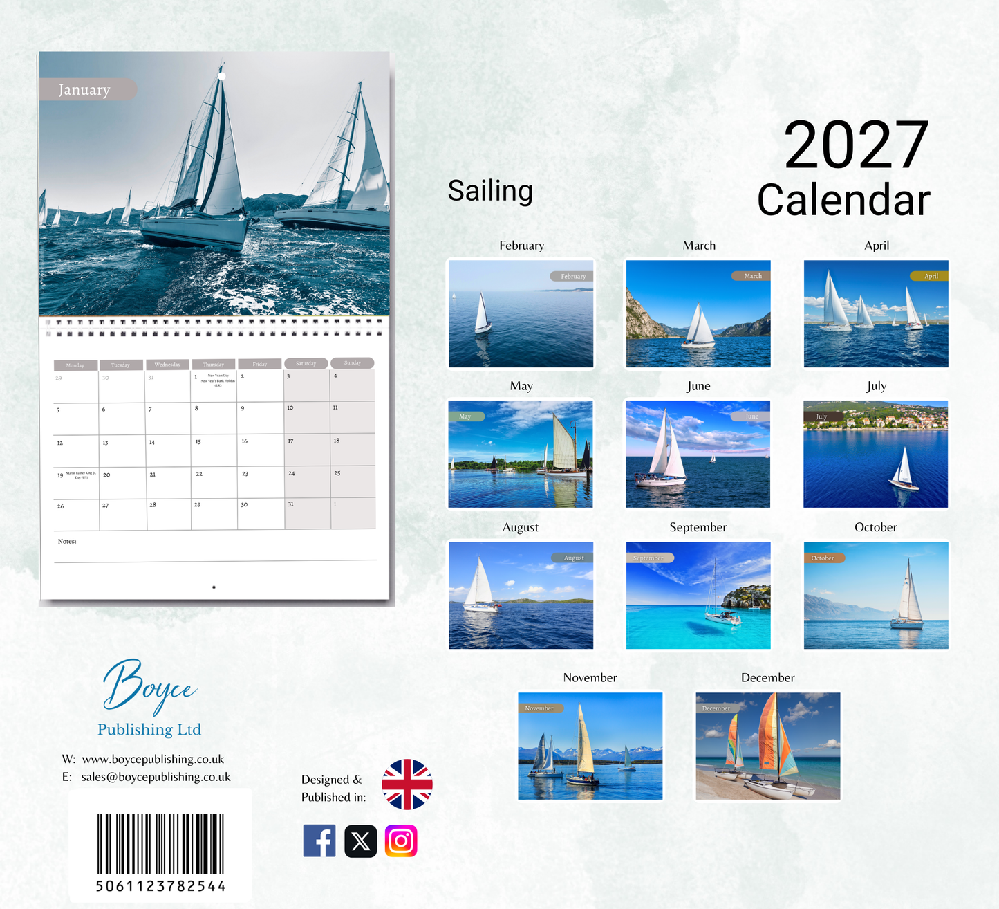 Sailing Calendar 2027