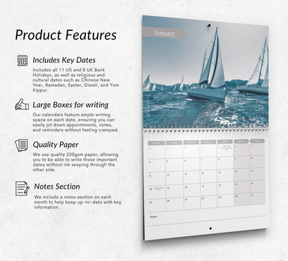 Sailing Calendar 2027