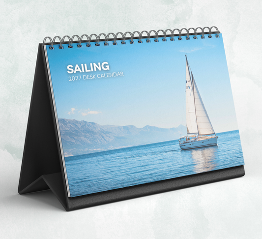 Sailing Desk Calendar 2027-2028