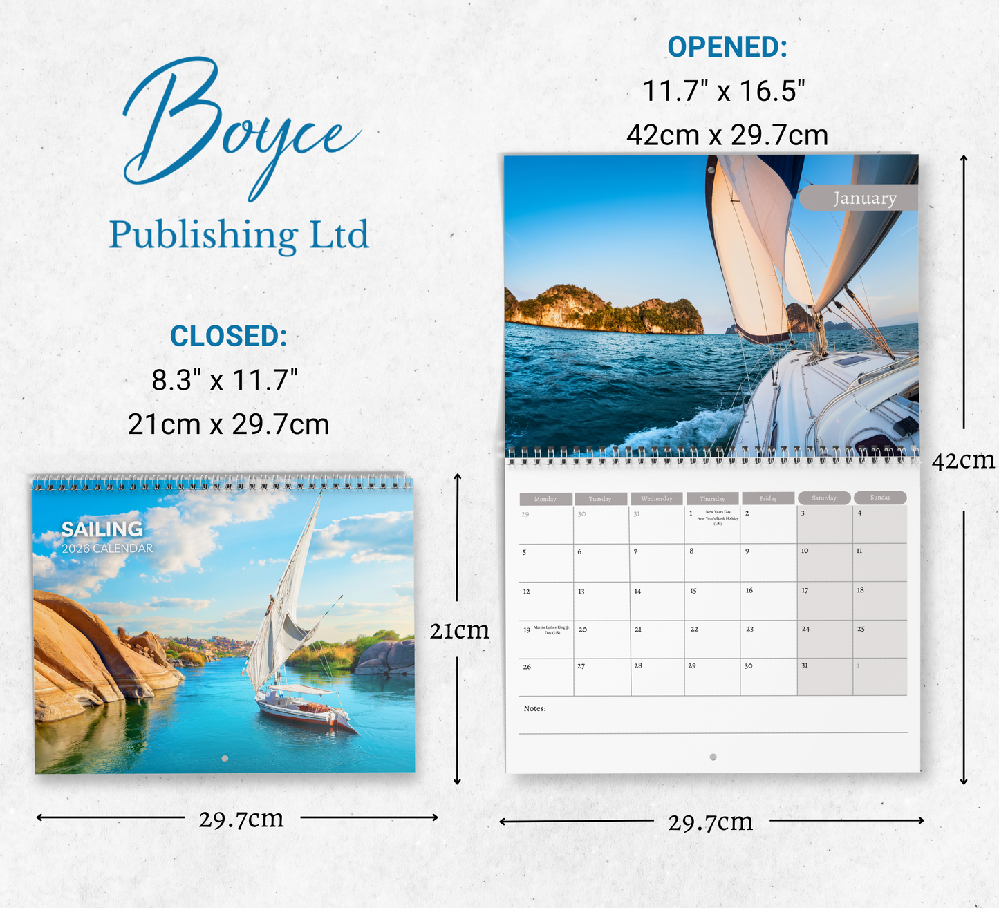 Sailing Calendar 2026