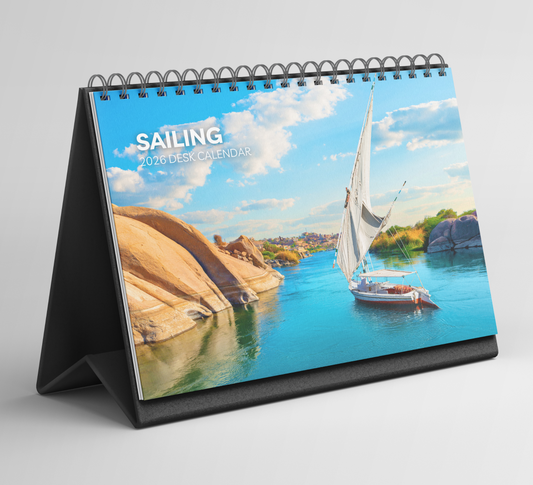 Sailing Desk Calendar 2026-2027