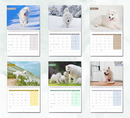 Samoyed Calendar 2026
