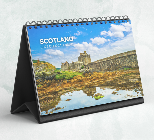 Scotland Desk Calendar 2027-2028