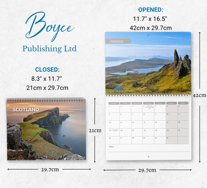 Scotland Calendar 2026