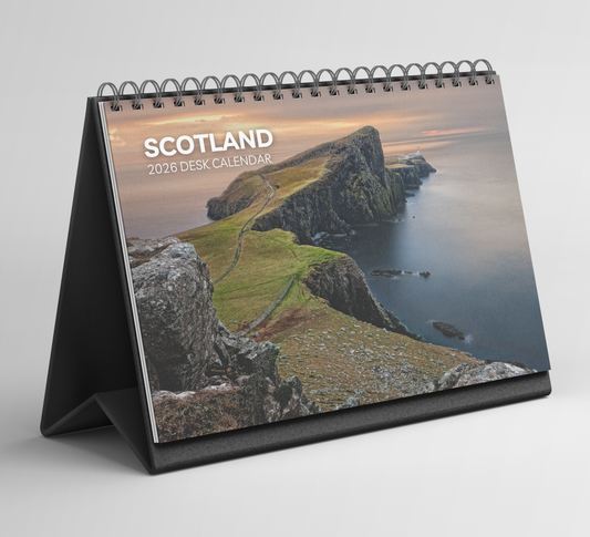 Scotland Desk Calendar 2026-2027