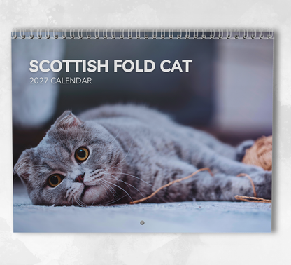 Scottish Fold Calendar 2027