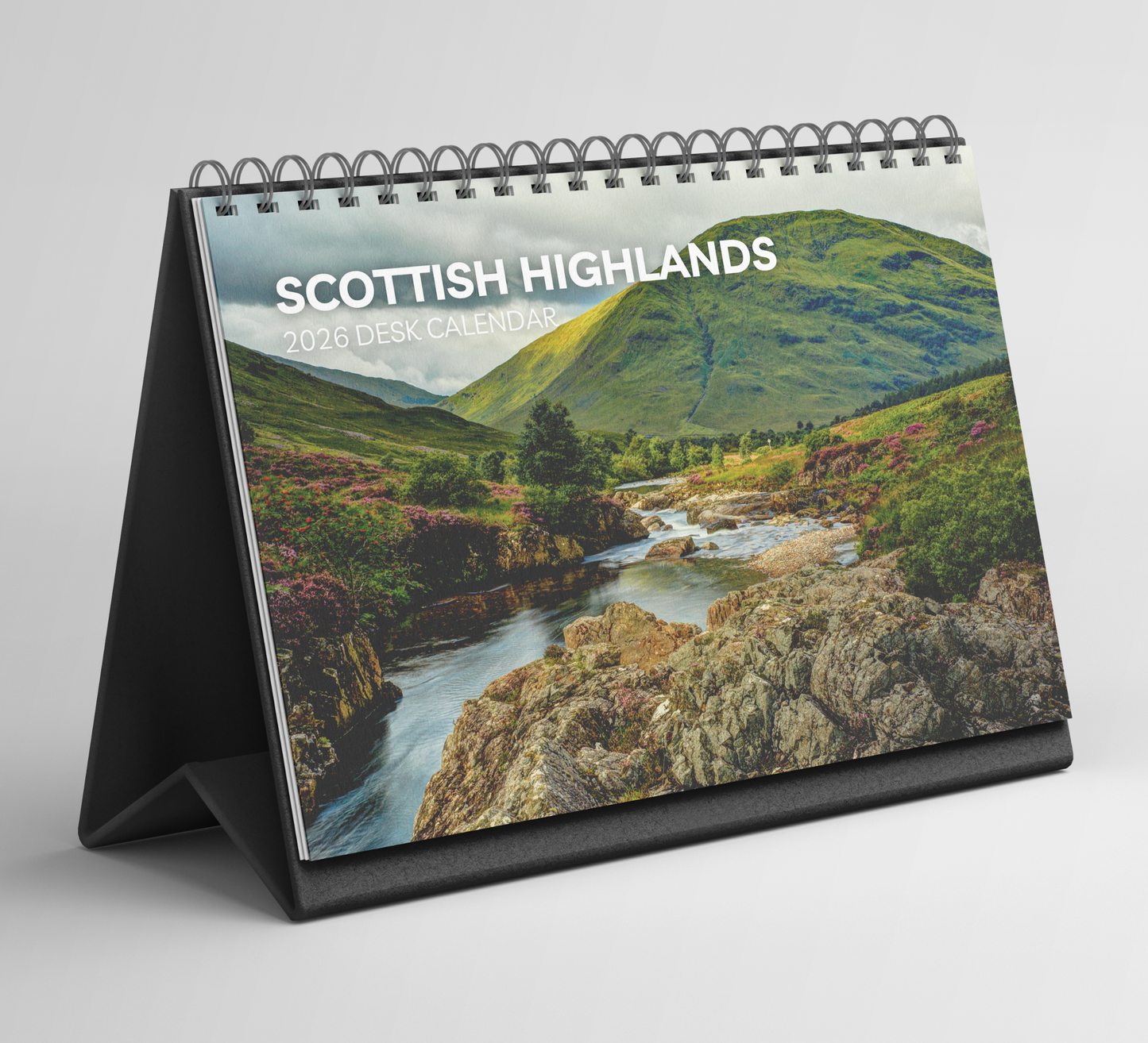 Scottish Highlands Desk Calendar 2026-2027