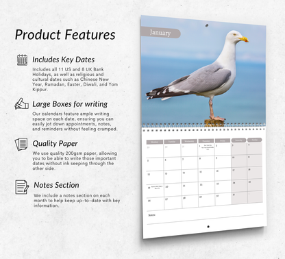 Seagull Calendar 2026