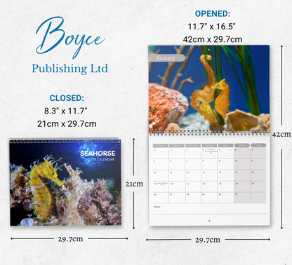 Seahorse Calendar 2026
