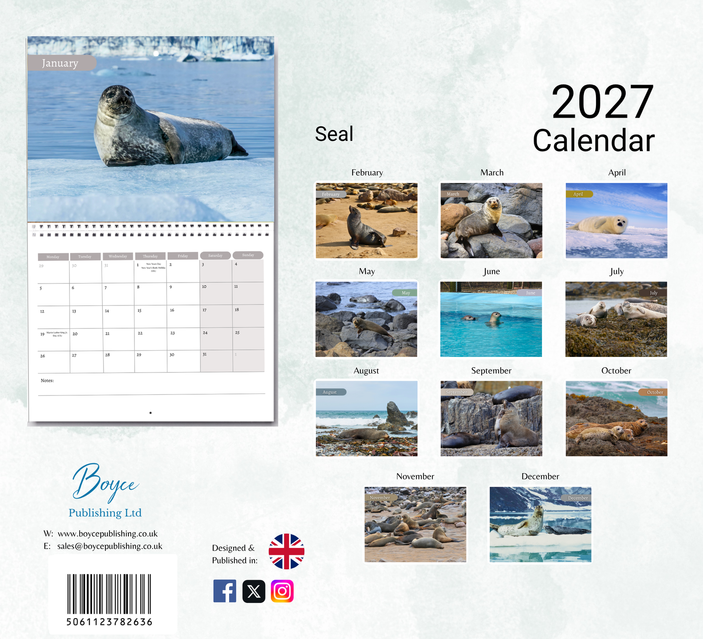 Seal Calendar 2027