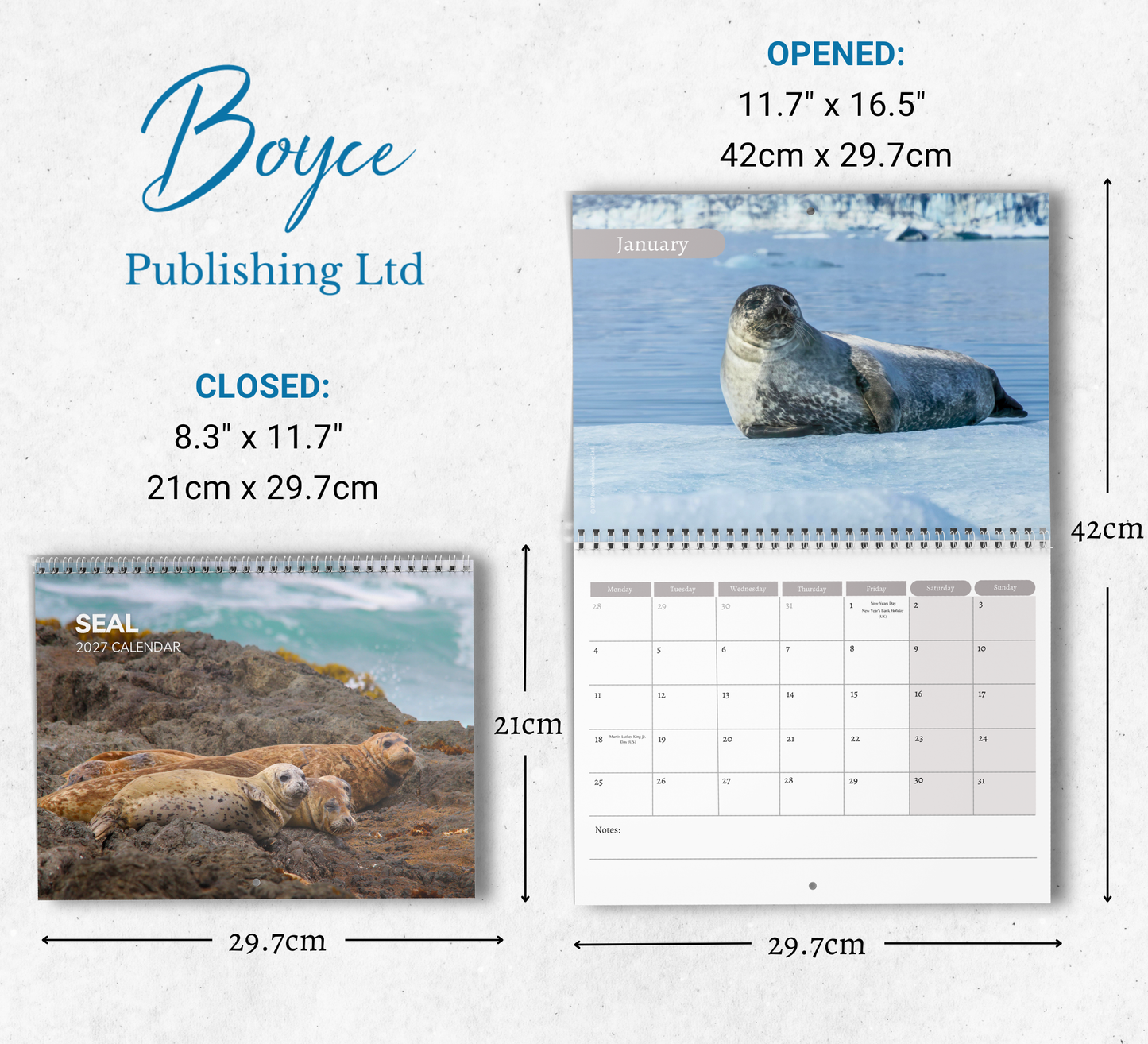 Seal Calendar 2027