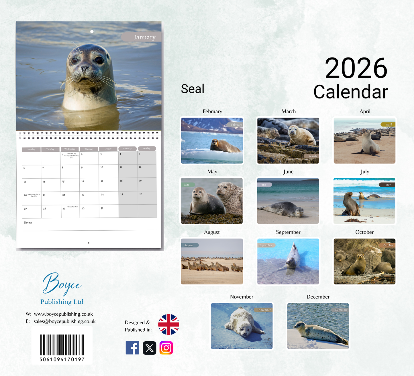 Seal Calendar 2026