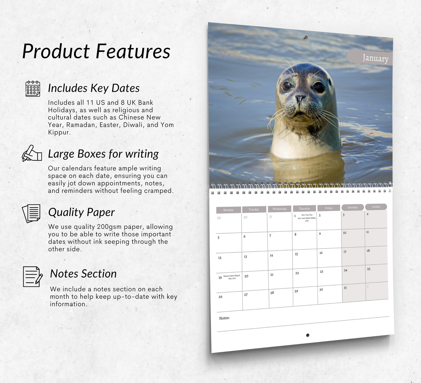 Seal Calendar 2026