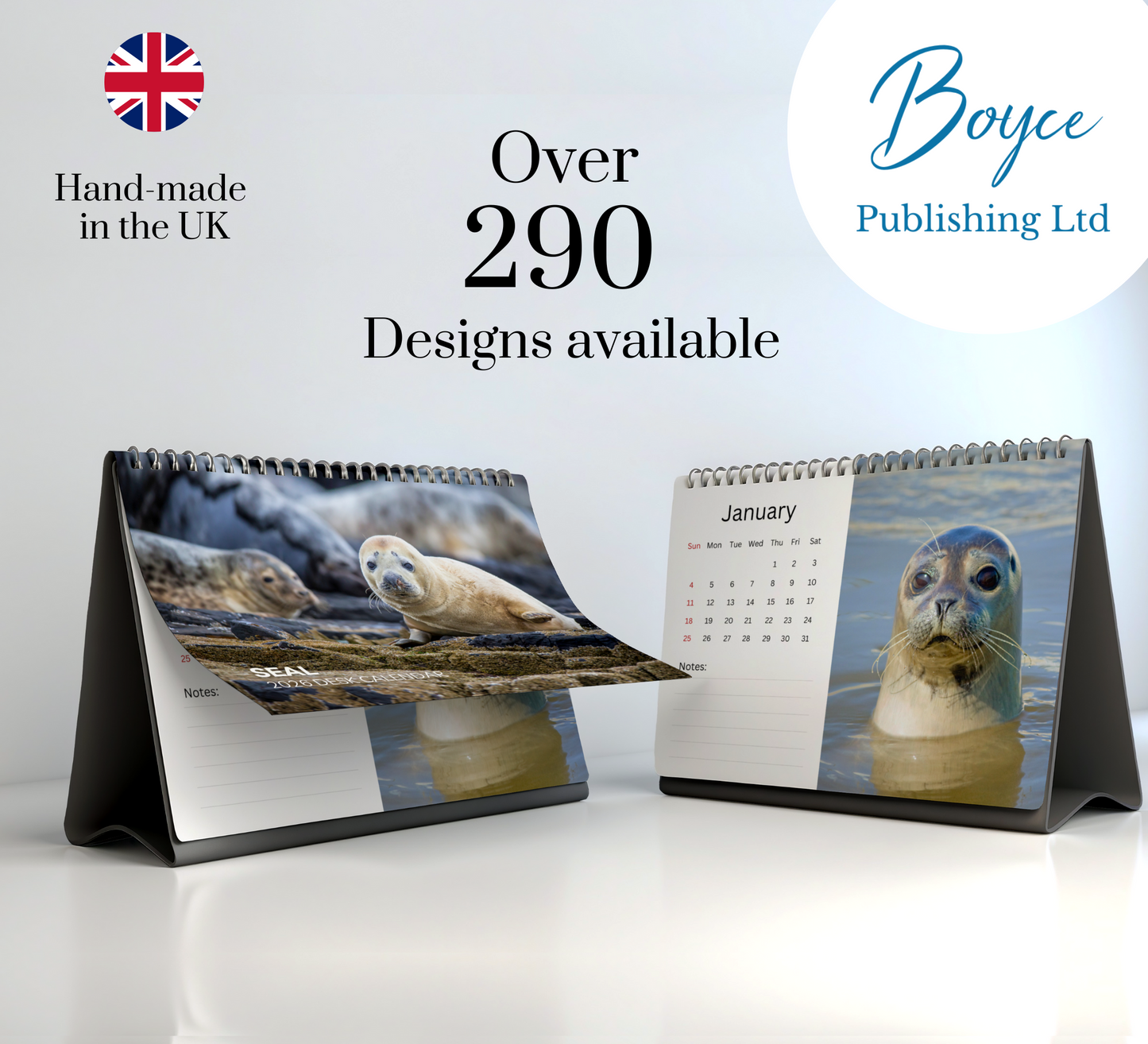 Seal Desk Calendar 2026-2027