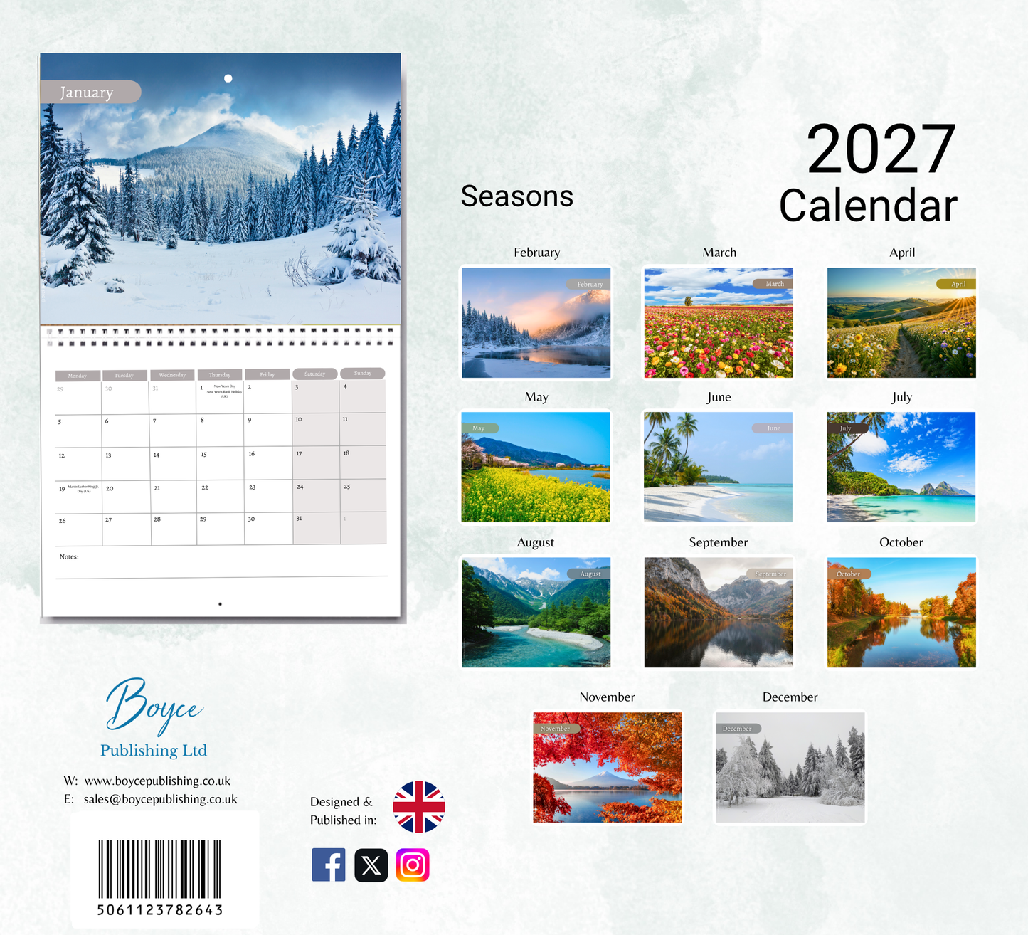 Seasons Calendar 2027