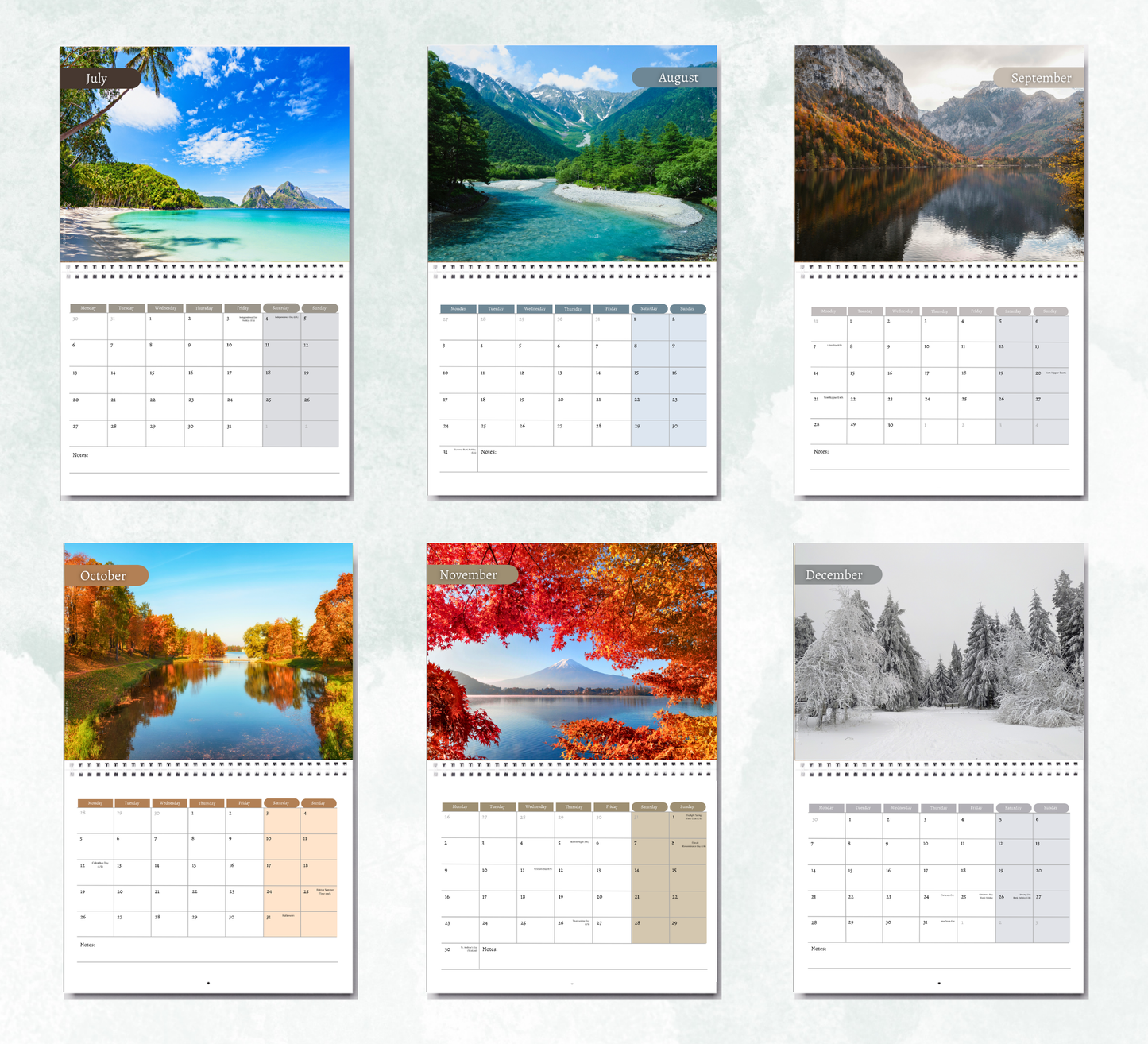Seasons Calendar 2027