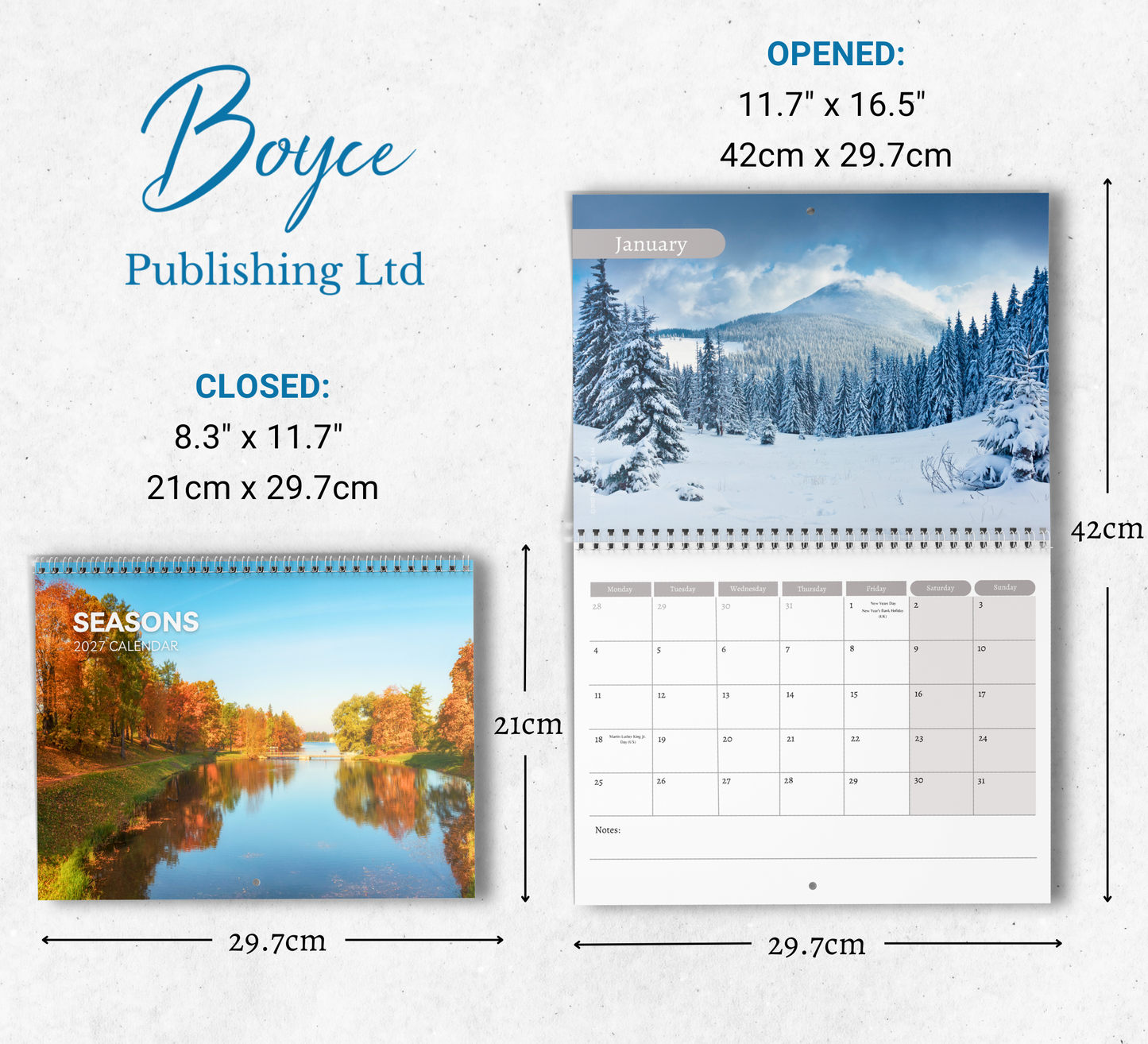 Seasons Calendar 2027