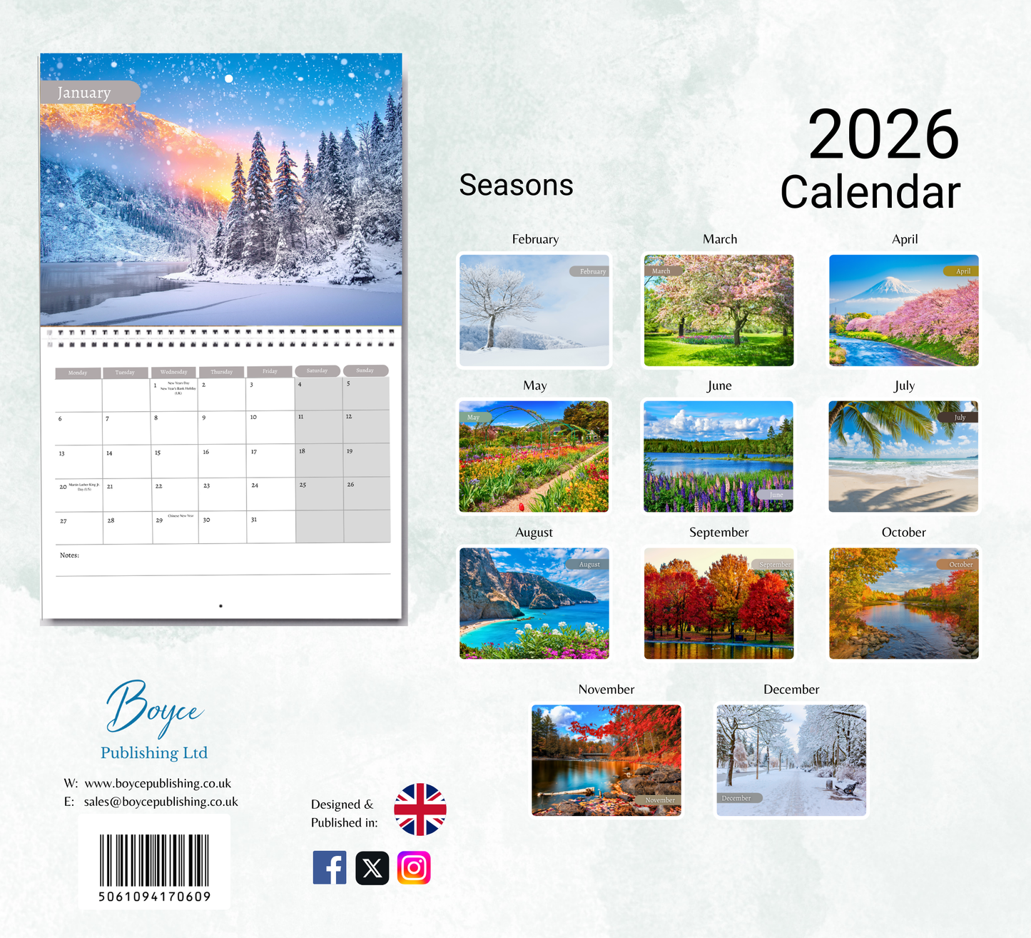 Seasons Calendar 2026