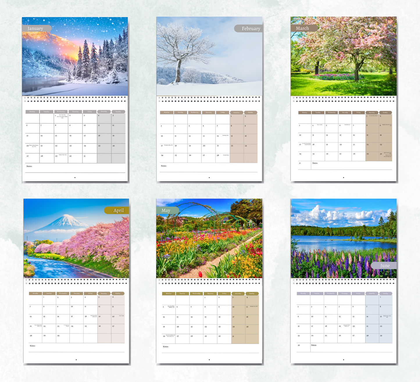 Seasons Calendar 2026