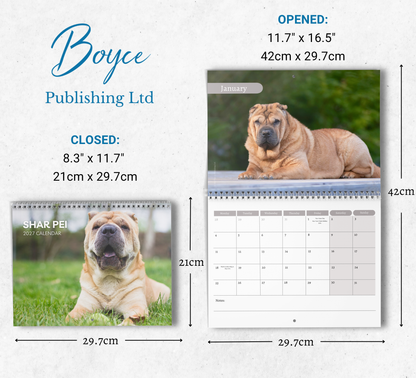 Shar Pei Calendar 2027