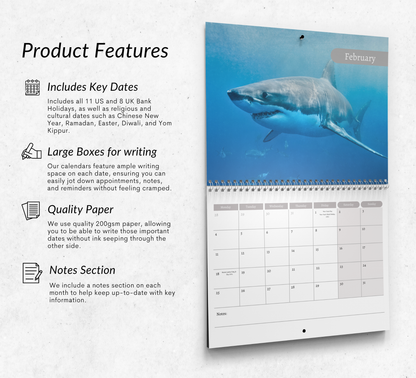 Shark Calendar 2027