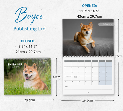 Shiba Inu Calendar 2026