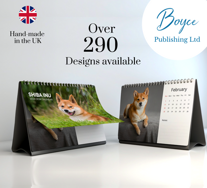 Shiba Inu Desk Calendar 2026-2027