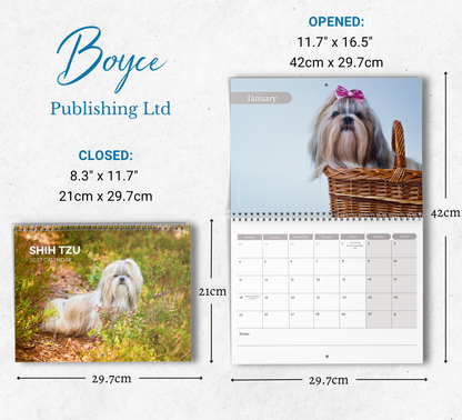 Shih Tzu Calendar 2027