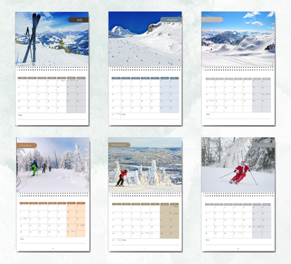 Skiing Calendar 2026