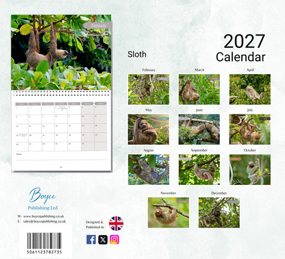 Sloth Calendar 2027