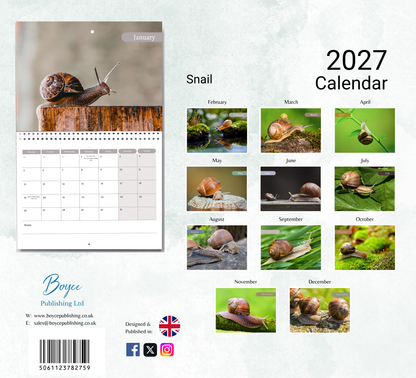 Snail Calendar 2027