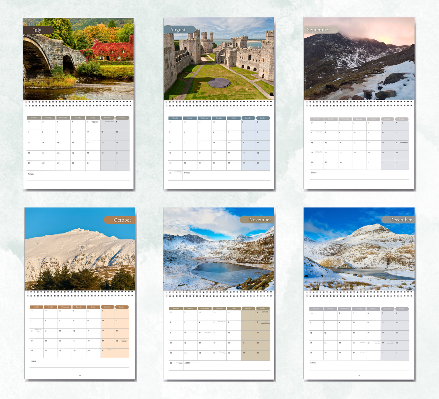 Snowdonia Calendar 2027