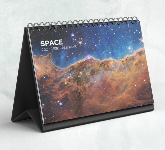 Space Desk Calendar 2027-2028