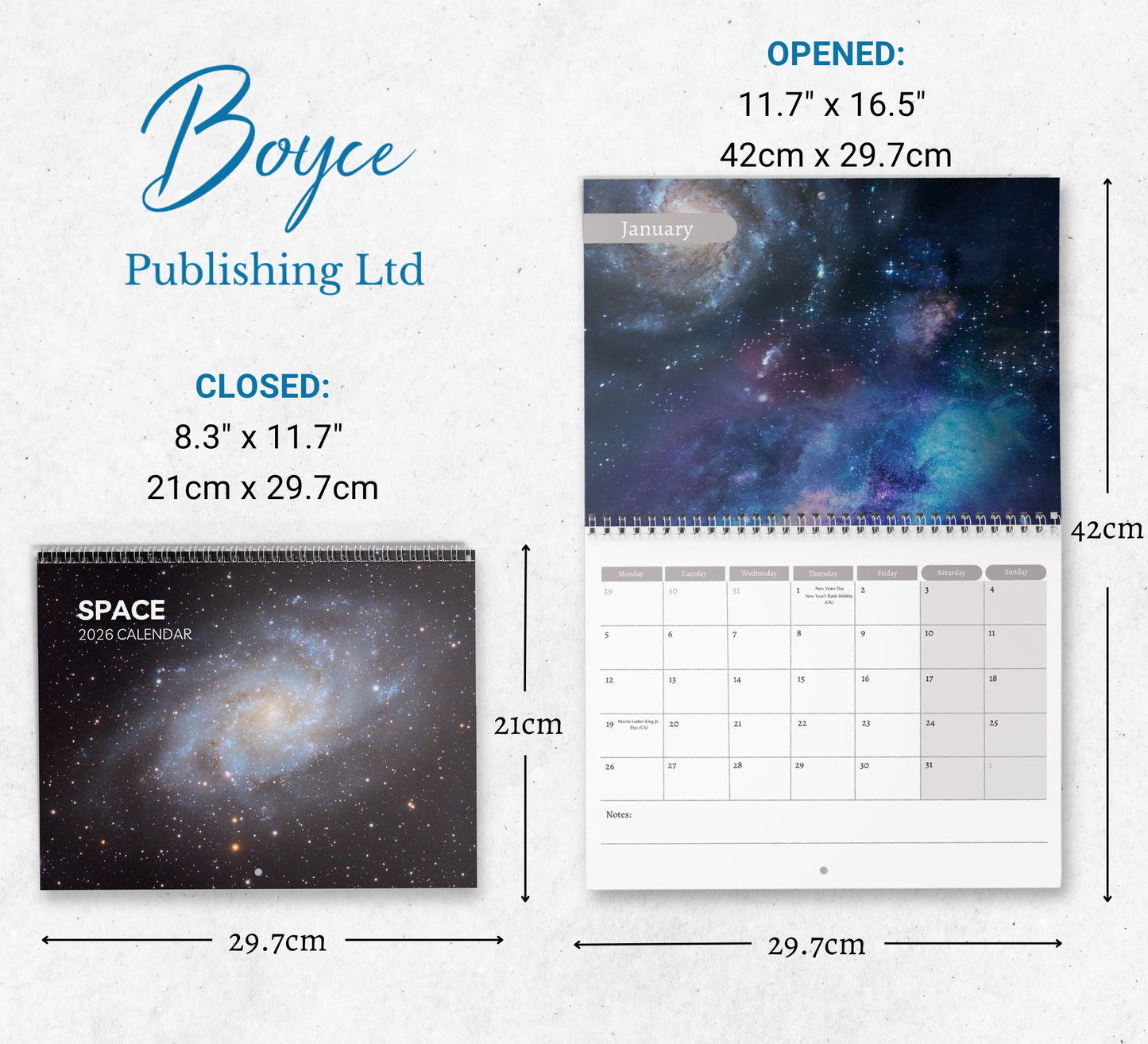 Space Calendar 2026