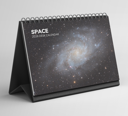 Space Desk Calendar 2026-2027