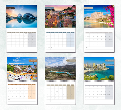 Spain Calendar 2027