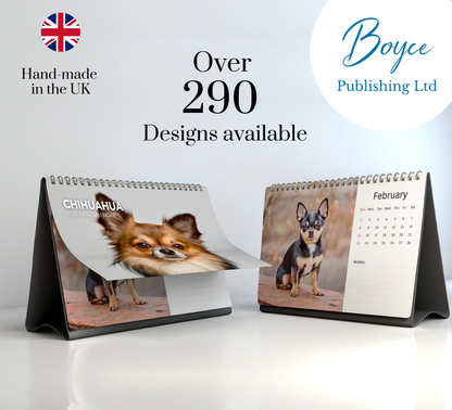 Sphynx Cat Desk Calendar 2026-2027
