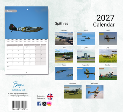 Spitfires Calendar 2027