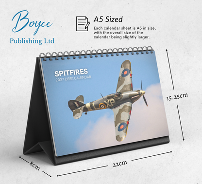 Spitfires Desk Calendar 2027-2028