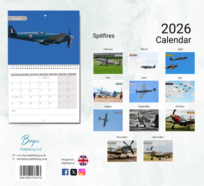 Spitfires Calendar 2026