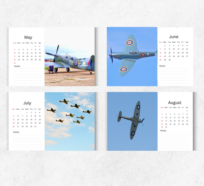 Spitfires Desk Calendar 2026-2027