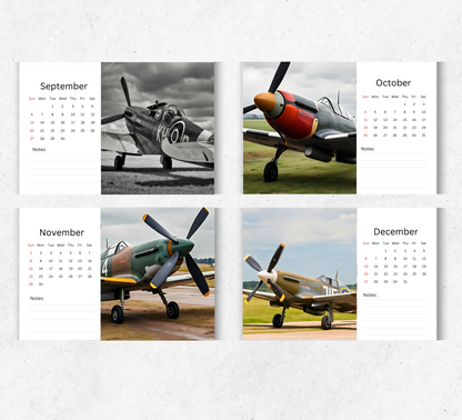 Spitfires Desk Calendar 2026-2027