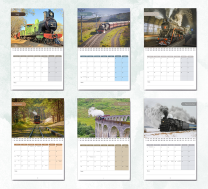 Steam Train Calendar 2026