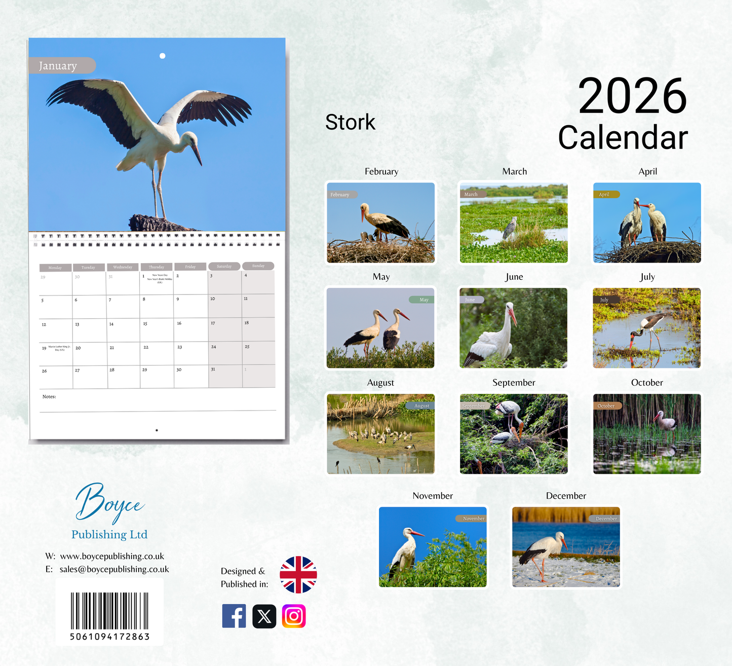 Stork Calendar 2026